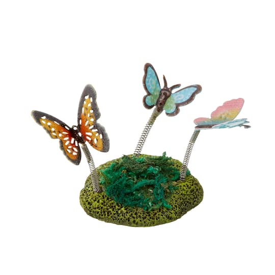 Mini Butterflies on Coil with Moss by Make Market&#xAE;